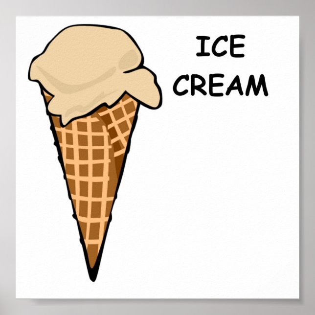 ICE CREAM POSTER (Framsidan)