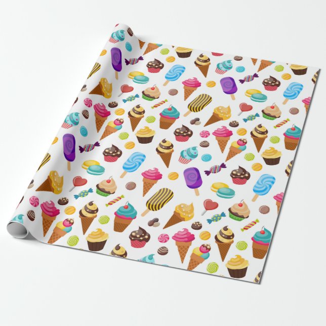 Ice Cream Presentpapper (Utrullad)