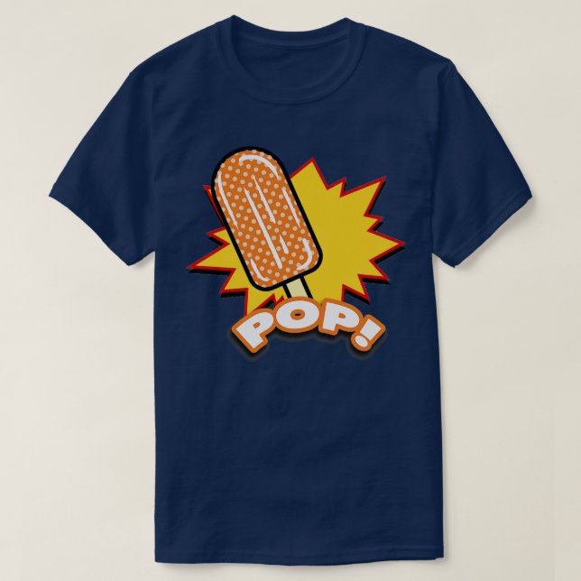 Ice Cream Pub Art T Shirt (Design framsida)