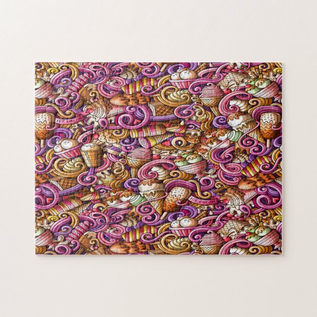 Ice Cream Puzzle Pussel (Horisontell)