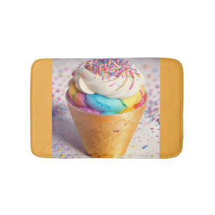 Ice Cream Rainbow Sprinkles Badrumsmatta