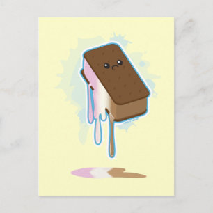 Ice Cream Sandwich Vykort