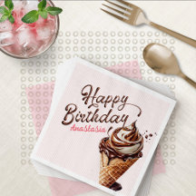 Ice Cream Scoop Girls Birthday