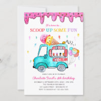 Ice Cream Scoop upp Roligt Lastbil sommaren Barns 