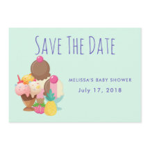 Ice Cream Scoops med Sprinkles Spara datum