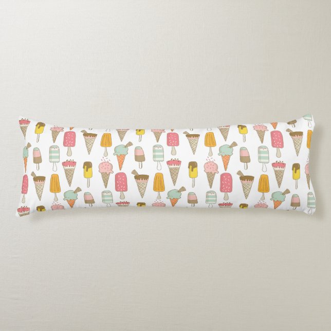 Ice Cream Shop Novelty Pillow Kroppskudde (Framsidan)