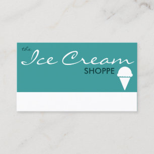 ICE CREAM shoppe (anpassadet färg) Lojalitetskort