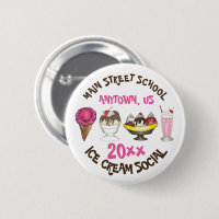 Ice Cream Social favor Banana Split Sundae Cone