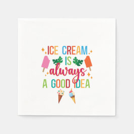 Ice Cream Social Pappersservett