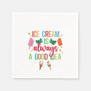 Ice Cream Social Pappersservett