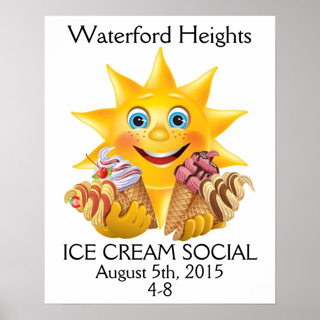 Ice Cream Social - SRF Poster (Framsidan)