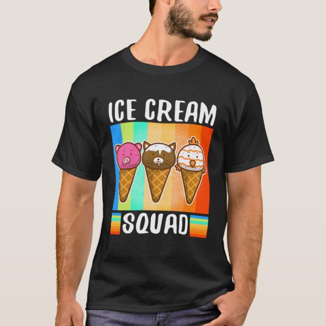 Ice cream squad  2 t shirt (Framsida)