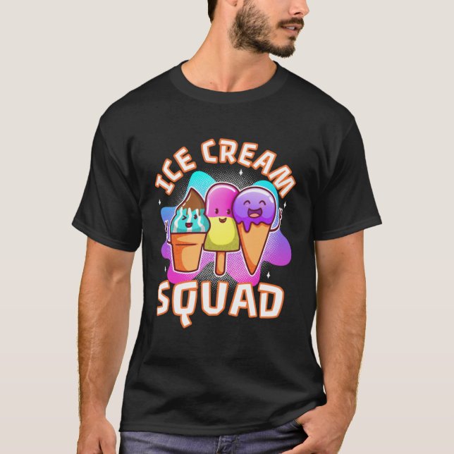 Ice cream squad  4 t shirt (Framsida)
