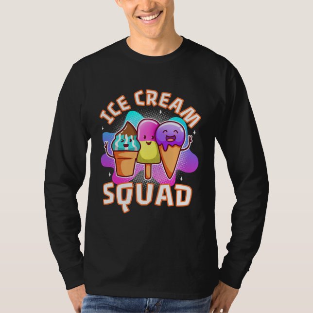 Ice cream squad  4 t shirt (Framsida)