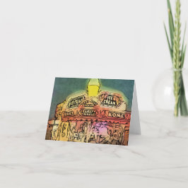 Ice Cream Stativ Note Card - Charming Photography Kort