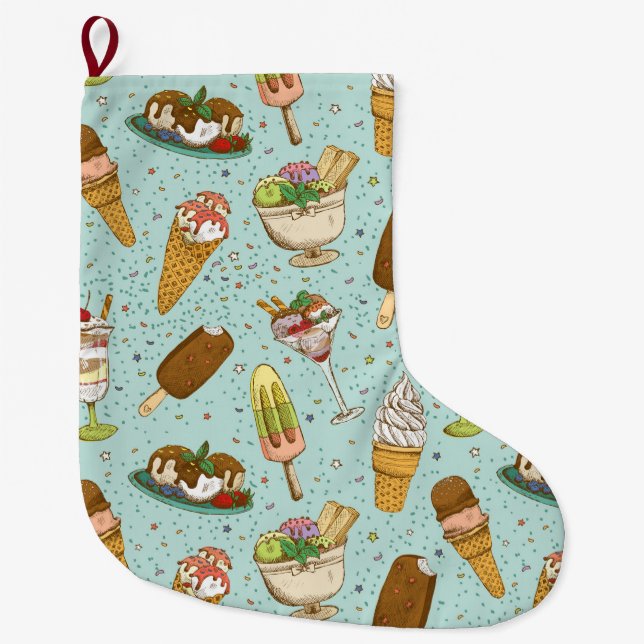 Ice Cream Stor Julstrumpa (Framsidan)