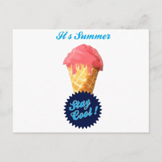 Ice Cream Summer Vykort