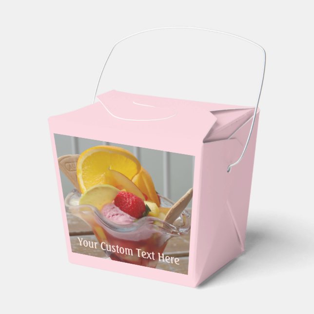 Ice Cream Sundae-anpassningsbar - förmånslådor Presentaskar (Framsidan Sidan)