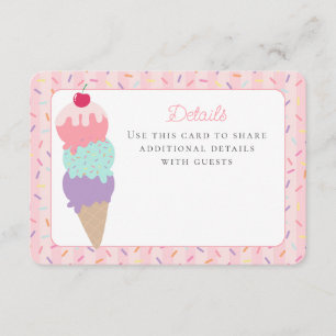 Ice Cream Sundae Heres the Scoop Details Infoga Tilläggskort