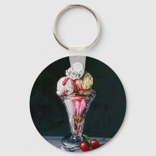 Ice Cream Sundae Nyckelring