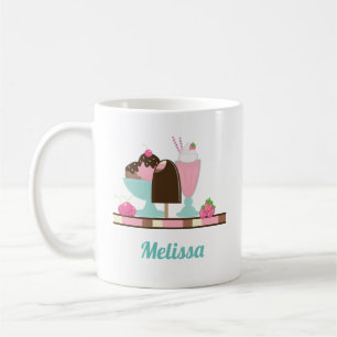 Ice Cream Sundae och andra DeliciousTreats Kaffemugg