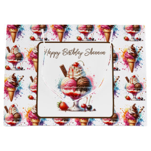 Ice Cream Sundae Personlig Birthday