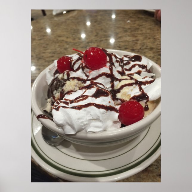 Ice Cream Sundae Poster (Framsidan)