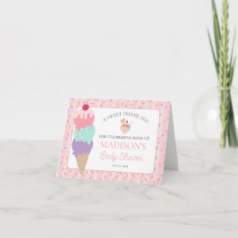 Ice Cream Sundae Sprinkled Baby - tackkort