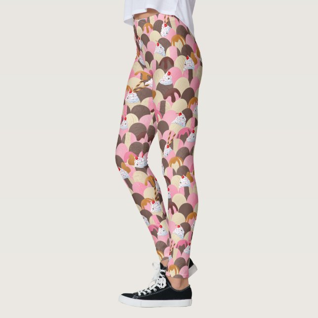 Ice Cream Sundaes Leggings (Vänster)