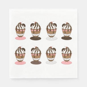 Ice Cream Sundaes Pappersservett