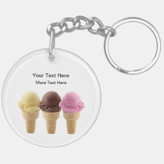 Ice Cream Sweet Business Promochains Keychains