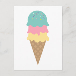Ice Cream Sweet Vykort