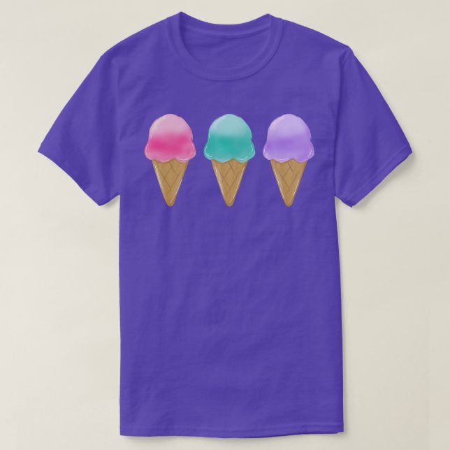 ICE CREAM T SHIRT (Design framsida)