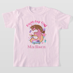 Ice Cream Tredje födelsedagen småbarn tshirts