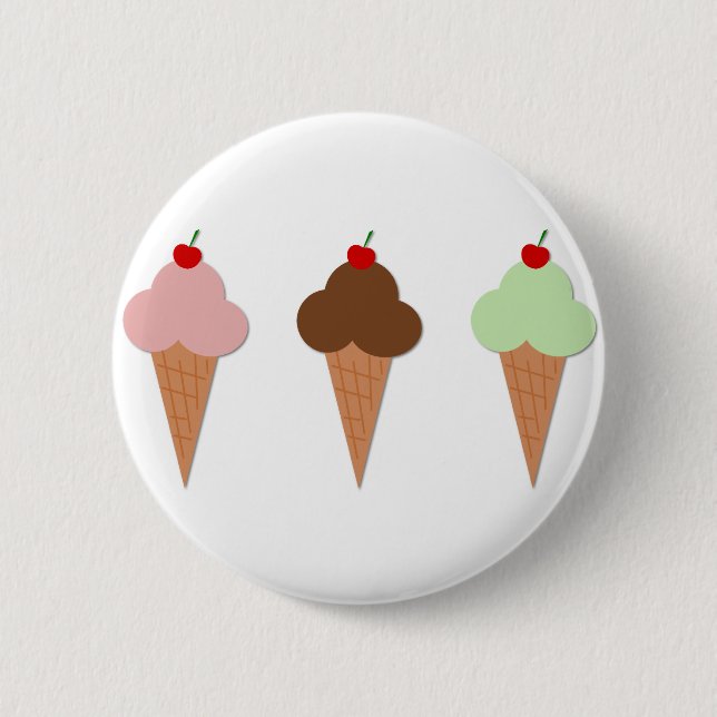 Ice Cream Trio Knapp (Framsida)