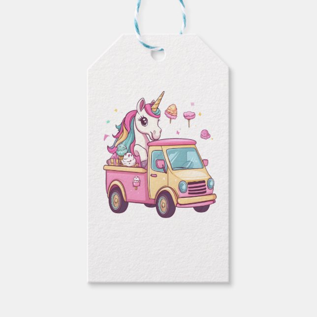 Ice Cream Truck Unicorn (1) Presentetikett (Framsidan)