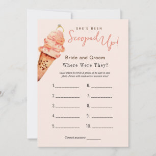 Ice Cream "Var var de?"-Möhippa Inbjudningar
