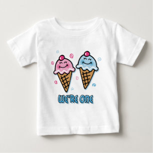 Ice Cream Vi är en pojke och flicka T-shirt