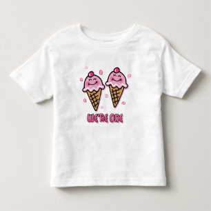 Ice Cream Vi är en Twin Girls Tee Shirt