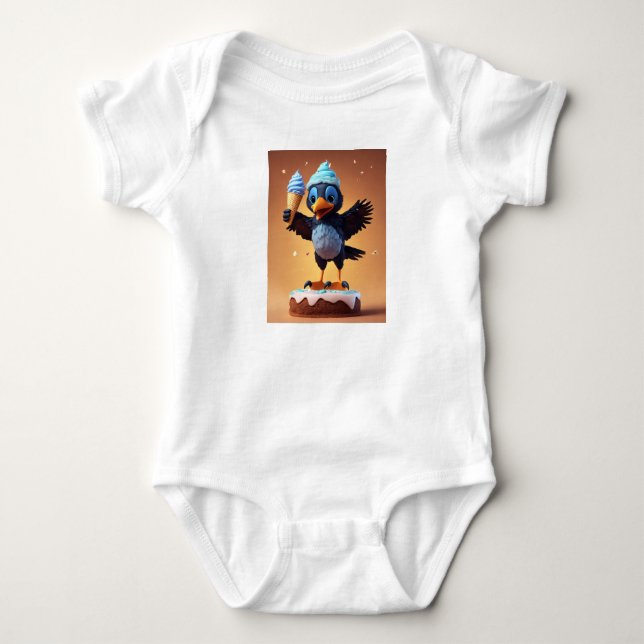 Ice Cream Vingar T Shirt (Framsida)
