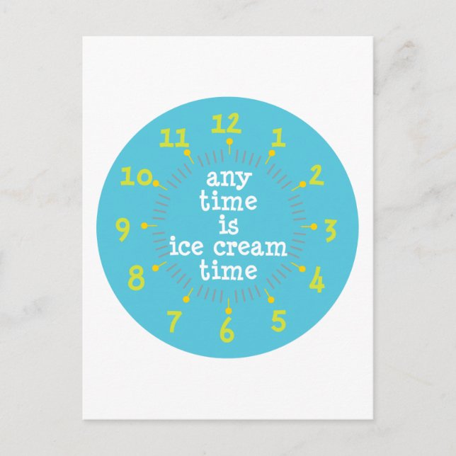 Ice Cream Vykort (Framsida)