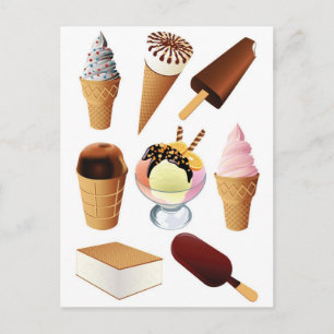 Ice Cream Vykort