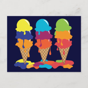 Ice Cream-vykort Vykort