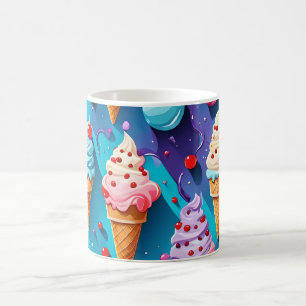 Ice Creams Colorful Art Kaffemugg