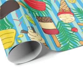 Ice Creams Popsicles Fruit Salad Patternes Presentpapper