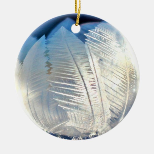 Ice Crystal Bubble jul Ornament (Framsidan)