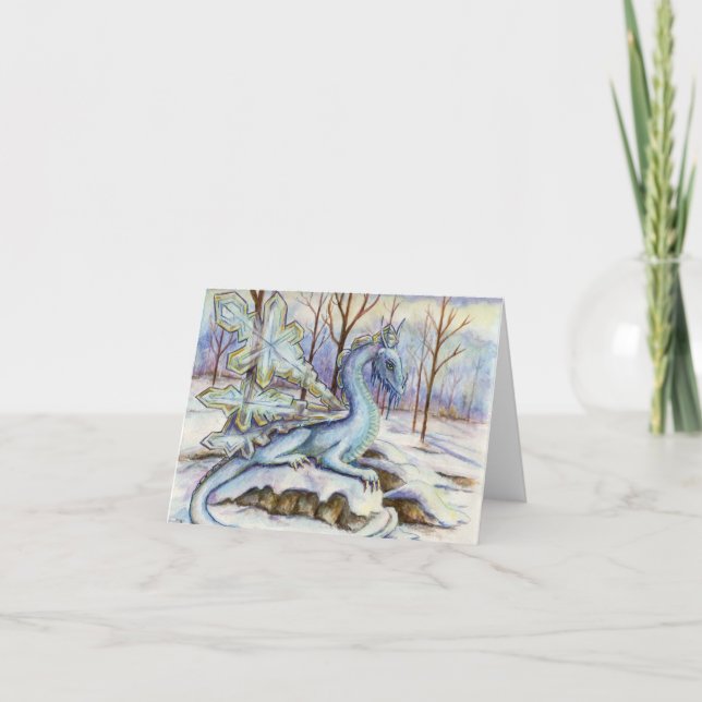 Ice Crystals Helgkort (Framsida)