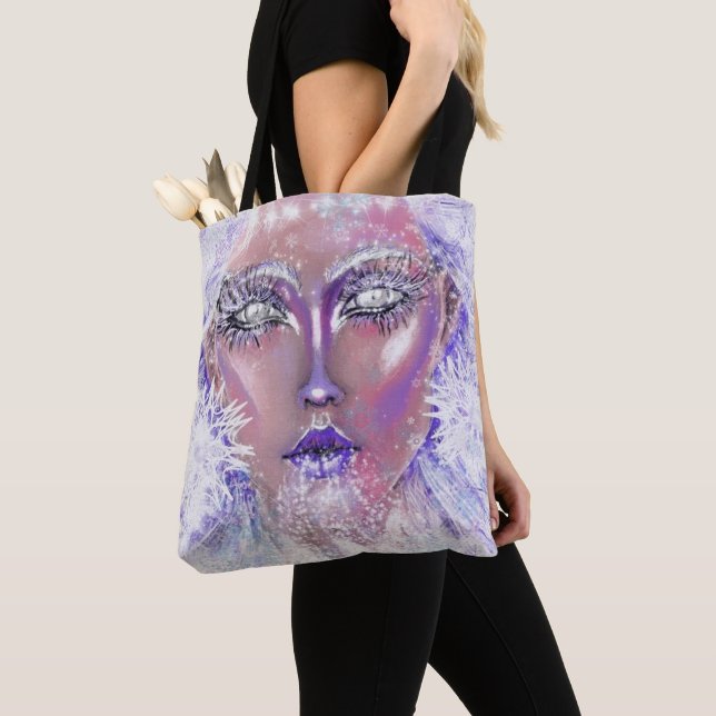 Ice Dam Tote Bag Tygkasse (Närbild)