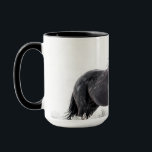 ’Ice Dancer’ Mugg<br><div class="desc">Stallionen,  Raindroppe,  tar sig genom snö-täckta sage på en vintermorgon.</div>