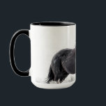 ’Ice Dancer’ Mugg<br><div class="desc">Stallionen,  Raindroppe,  tar sig genom snö-täckta sage på en vintermorgon.</div>